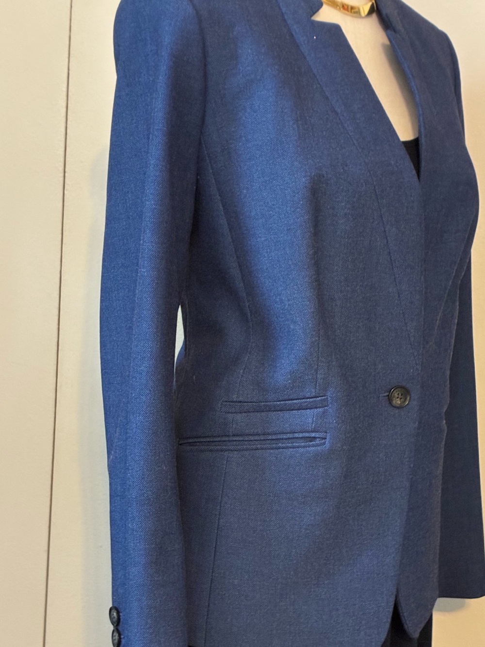 Talbots Modern Collar Blazer - Picture 9 of 13